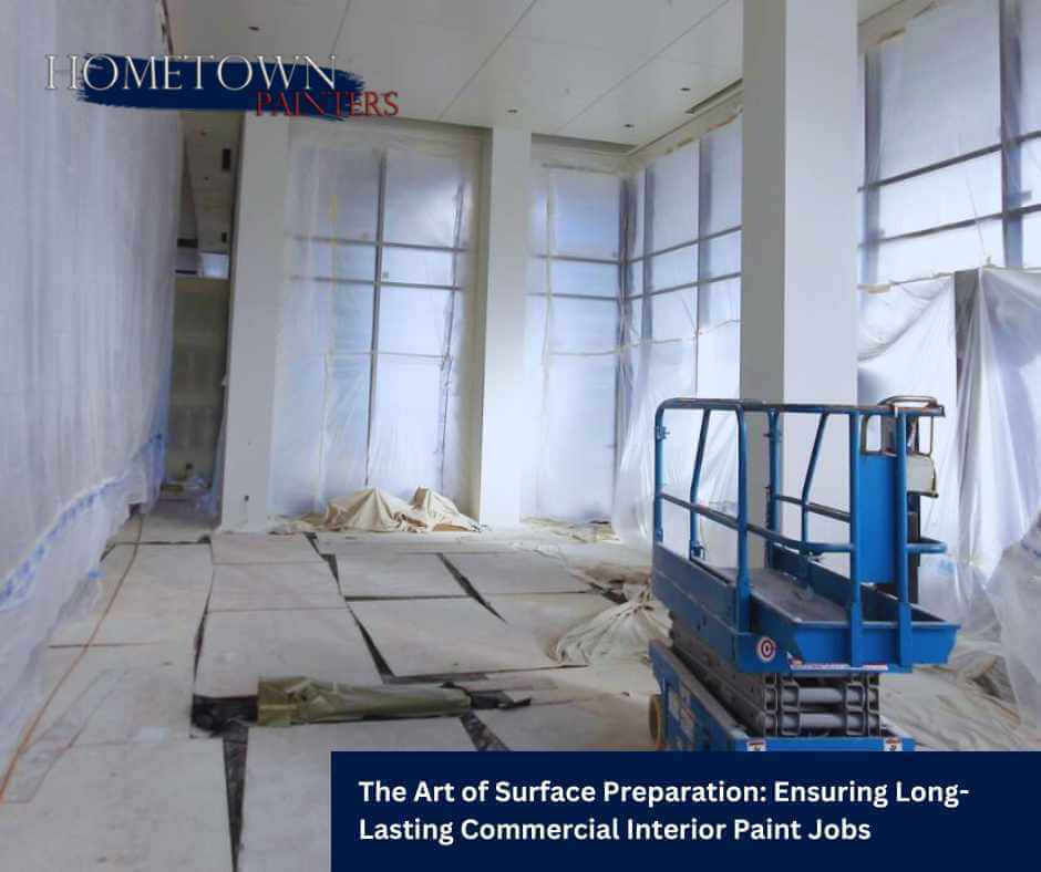 The Art of Surface Preparation: Ensuring Long-Lasting Commercial Interior Paint Jobs